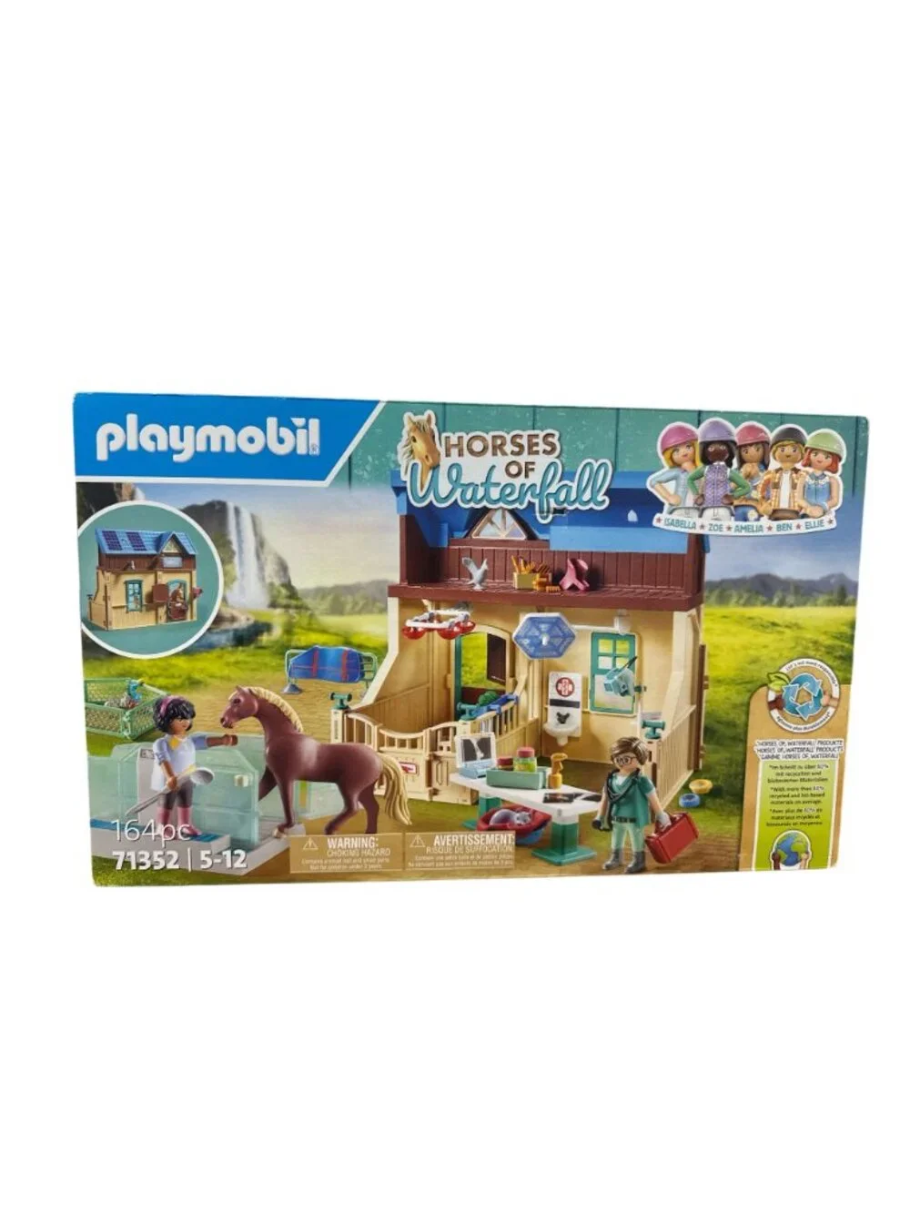 Playmobil Horses Of Waterfall 71352 Playset 164 Pieces For Ages 5-12